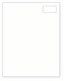 Integrated Label, 1 Label, Size: 2" x 1" SKU: IF1001-T