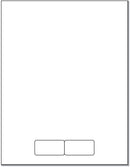2 Labels - 2" x 1"  SKU: IF1002