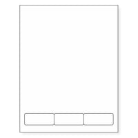 Integrated Label, 3 Labels, Size - 2.562" x 1" SKU: IF1003