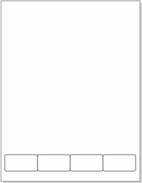 4 Labels - 2" x 1" SKU: IF1004