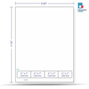 Integrated Label, 4 Labels, Size - 2" x 1" SKU: IF1004
