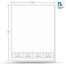 Integrated Label, 4 Labels, Size - 2" x 1" SKU: IF1004