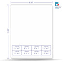Integrated Label, 8 Labels, Size - 2" x 1" SKU: IF1006