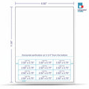 Integrated Label, 12 Labels, Size -  2.5" x 0.75" SKU: IF1007