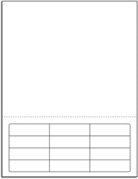 12 Labels -  2.5" x 0.45" SKU: IF1007