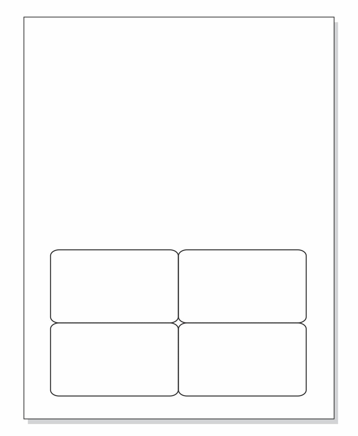 4 Labels - 3.5" x 2" SKU: IF1011