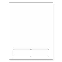 Integrated Label, 2 Labels, Size - 3.5" x 1.5" SKU: IF1012