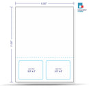 Integrated Label, 2 Labels, Size - 3.5" x 2" SKU: IF1017