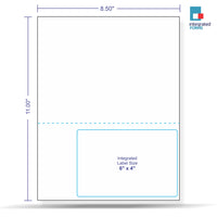 Integrated Label, 1 Label, Size - 6" x 4" SKU: IF1019