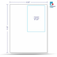 Integrated Label, 1 Label, Size - 4" x 6"  SKU: IF1021