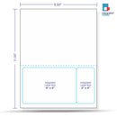 Integrated Label, 2 Labels, Size - 6" x 4" & 2 X 4" SKU: IF1022
