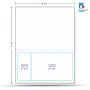 Integrated Label, 2 Labels, Size - 2" x 4" & 4 X 2" SKU: IF1023