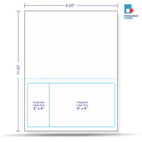 Integrated Label, 2 Labels, Size - 2" x 4" & 4 X 2" SKU: IF1023