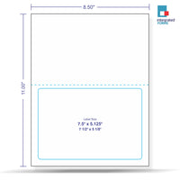 Integrated Label, 1 Label, Size - 7-1/2" x 5-1/8" SKU: IF1025