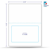 Integrated Label, 1 Label, Size - 7" x 4.25" SKU: IF1027