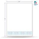 8 Labels - 2" x 0.5". SKU: IF1030