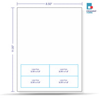 4 Labels - 3.75" x 1.5" SKU: IF1031