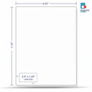 Integrated Label, 1 Label, Size: 2.5" x 1.25" SKU: IF1033