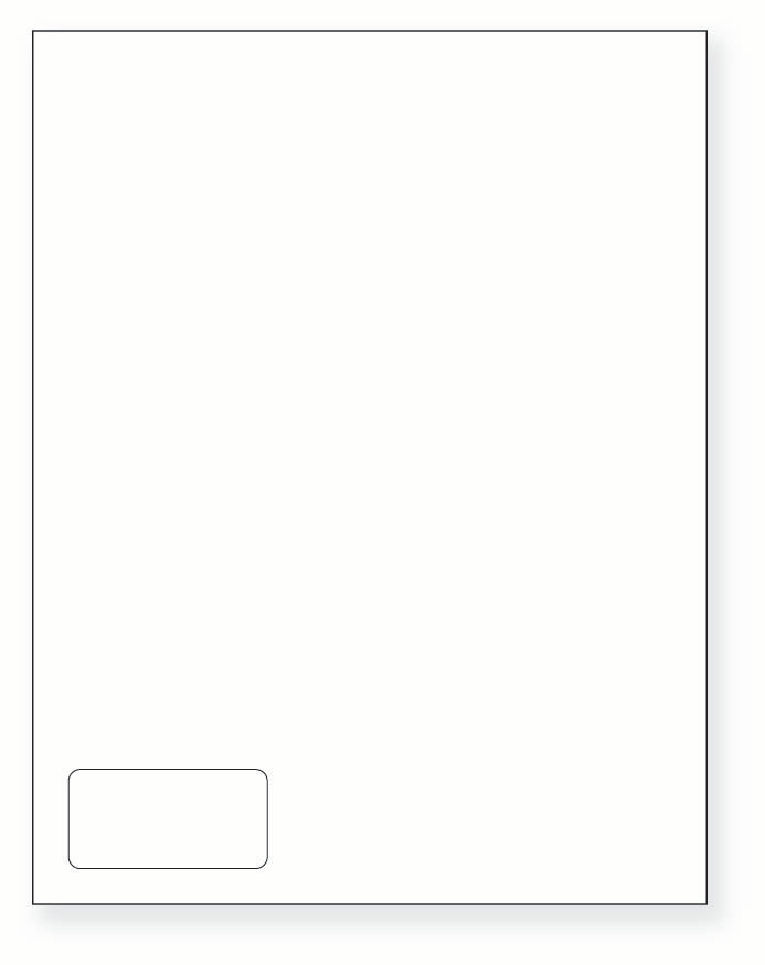 Integrated Label,1 Label, Size: 2.5" x 1.25" SKU: IF1033
