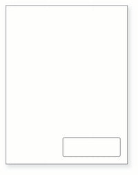 Integrated Label, 1 Label, Size: 4" x 1.333" SKU: IF1034