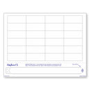 PolyBand & 24 Labels per Sheet, Measuring 2.5 x 1". SKU: PB2-250-100