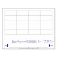 Self-Laminating Wristband & 20 Labels per Sheet, Measuring 2.5 x 1". SKU: PLS-102W