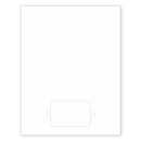 Real Card Form 7.5 mil duplex printing, with one plastic card at the bottom. SKU: RC1WL