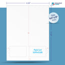 Real Card Form 7.5 mil duplex printing, with two plastic cards at the bottom. SKU: RC2WL