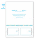 Real Card Form 7.5 mil duplex printing, with two plastic cards at the bottom. SKU: RC2WL