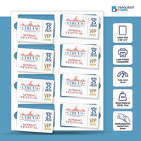 Real Card Form 7.5 mil duplex printing, with 8 plastic cards. SKU: RC8WL