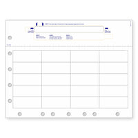 Self-Laminating Pediatric Wristband & 20 Labels per Sheet, Measuring 2.5 x 1" & 5/7 Hole Punched. SKU: PLS-214W