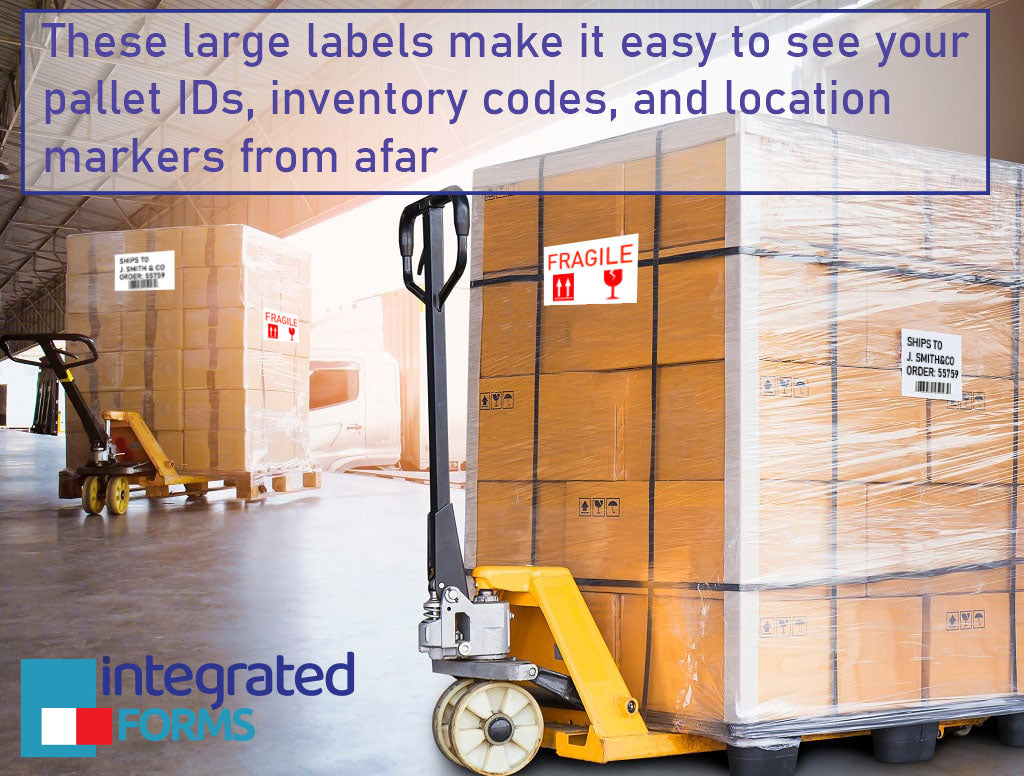 8-1/2 x 11" White Laser Label, 2 Labels per Sheet Measuring 7 X 4.5". SKU: 28W