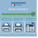 Integrated Label, 1 Label, Size: 2" x 1" SKU: IF1001-T