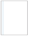8-1/2 x 11" White Laser Label, 1 Label per Sheet with 1 Slit in the back at 1/2" from Edge. SKU: 133W