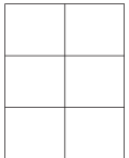 8-1/2 x 11" White Laser Label, 6 Labels per Sheet Measuring 4.25" x 3.66". SKU: 290W
