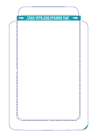 Duplex Thermal 1 Up Shipping Label and Packing Slip. SKU: AA2SS