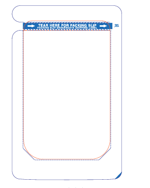 Duplex Thermal 1 Up Shipping Label and Packing Slip. SKU: NT2SS