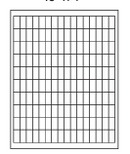 8-1/2 x 11" White Laser Label, 160 Labels per Sheet Measuring 0.5" x 1". SKU: 182W
