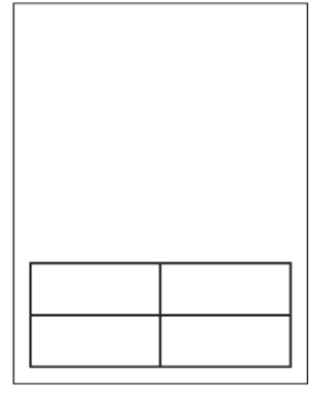 4 Labels - 3.75" x 1.5" SKU: IF1031