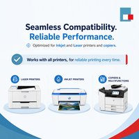 Integrated DriTac Card & Label Form, 8 mil duplex printing, with plastic card on top and label on bottom. SKU: IF1080